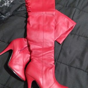 Stiletto thigh high boots